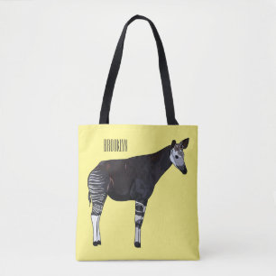 Bolso De Tela Ilustracion personalizado de Okapi