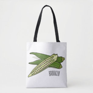 Bolso De Tela Ilustracion personalizado de Okra