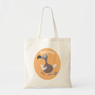 Bolso De Tela Ilustracion personalizado de pájaro dodo gracioso
