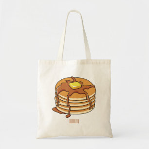 Bolso De Tela Ilustracion personalizado de panqueques