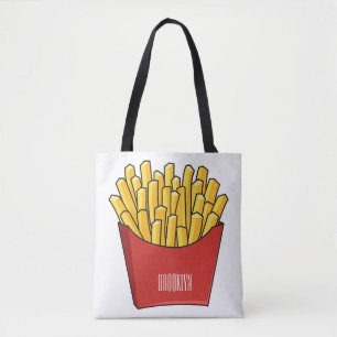 Bolso De Tela Ilustracion personalizado de patatas fritas