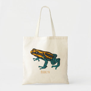 Bolso De Tela Ilustracion personalizado de rana darda venenosa