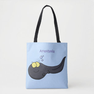 Bolso De Tela Ilustracion personalizado de renacuajo divertido
