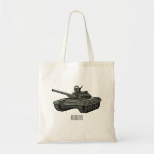 Bolso De Tela Ilustracion personalizado de tanques