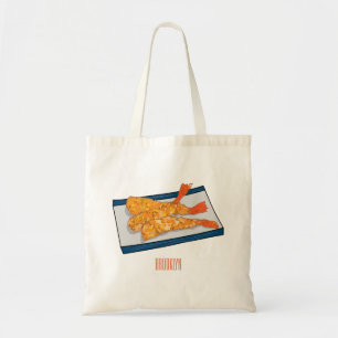 Bolso De Tela Ilustracion personalizado de tempura gambas