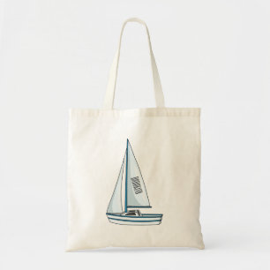 Bolso De Tela Ilustracion personalizado de velero