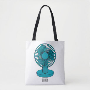 Bolso De Tela Ilustracion personalizado de ventilador