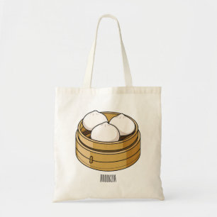 Bolso De Tela Ilustracion personalizado Dim sum