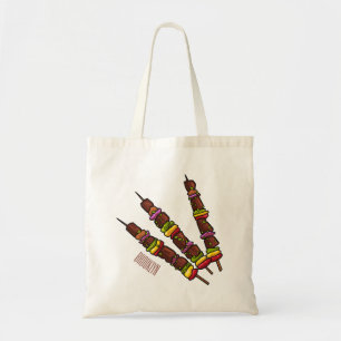 Bolso De Tela Ilustracion personalizado kebab o kabob