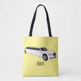 Bolso De Tela Ilustracion personalizado limusina