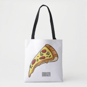 Bolso De Tela Ilustracion personalizado Pizza