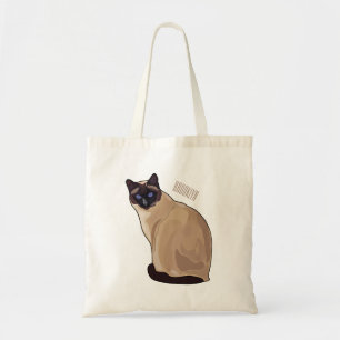 Bolso De Tela Ilustracion personalizado siamés