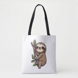 Bolso De Tela Ilustracion personalizado Sloth