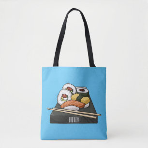 Bolso De Tela Ilustracion personalizado Sushi