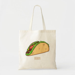Bolso De Tela Ilustracion personalizado Taco