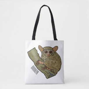 Bolso De Tela Ilustracion personalizado Tarsier