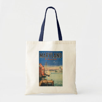 Bolso De Tela Ilustración pintoresca de viaje por Annapolis Mary