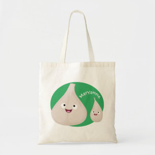 Bolso De Tela Ilustracion vegetal de personalizado de ajo dulce