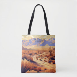 Bolso De Tela Ilustracion Vintage de Death Valley California