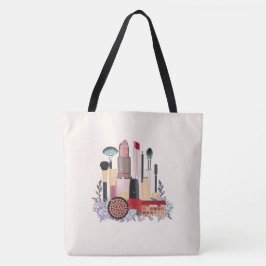 Bolso De Tela Ilustraciones estéticos, café Chica