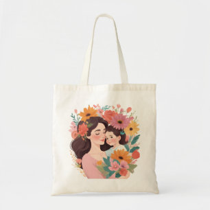 Bolso De Tela Ilustrador de Día de la Madre