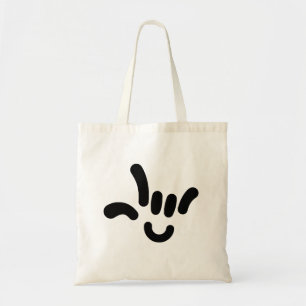Bolso De Tela ILY (TE AMO) en el ASL