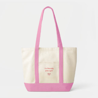 Bolso De Tela I'm just a girl - sac girly pour femme