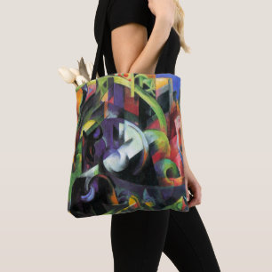 Bolso De Tela Imagen con ganado de Franz Marc, Arte Antiguo