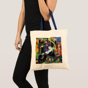 Bolso De Tela Imagen con ganado de Franz Marc, Arte Antiguo