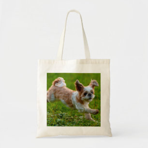 Bolso De Tela Imagen corta que corre a Shih Tzu Dog