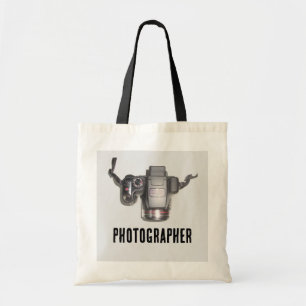 Bolso De Tela Imagen de cámara de arriba, fotógrafoBolsaTote