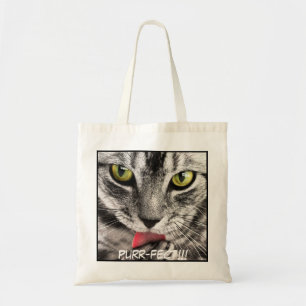 Bolso De Tela Imagen de gato de cierre adorable