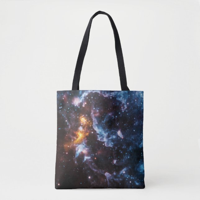Bolso De Tela Imagen de la galaxia de la estrella de neutrón del (Anverso)