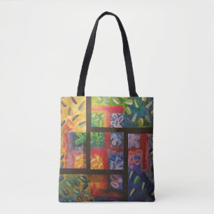 Bolso De Tela Imagen de mi obra Las 4 estaciones