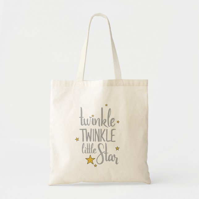 Bolso De Tela Imagen de Nursery Rhymes Twinkle Twinkle Pequeño D (Frente)