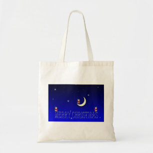Bolso De Tela Imagen del navidad en el tote de Bugdet