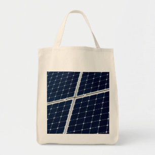 Bolso De Tela Imagen divertida de un panel de energía solar