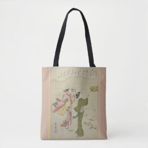 Bolso De Tela Imagen japonesa vintage de Suzuki Harunobu