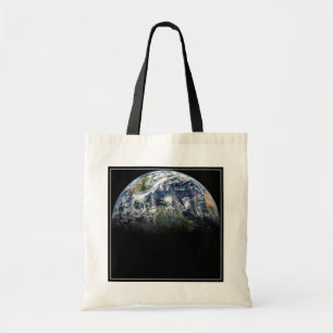 Bolso De Tela Imagen Mosaica Del Planeta Tierra Con 3 Huracanes