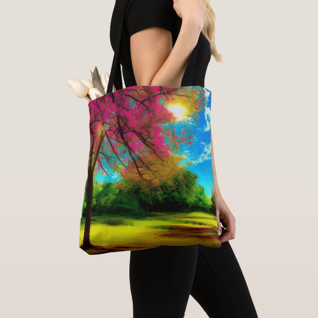 Bolso De Tela Imagen personalizada personalizado de dos caras de (Detalle)