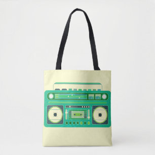 Bolso De Tela Imagen vintage de una caja de boom clásica