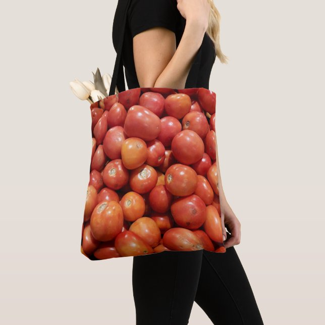 Bolso De Tela Imágenes de tomate en (Detalle)