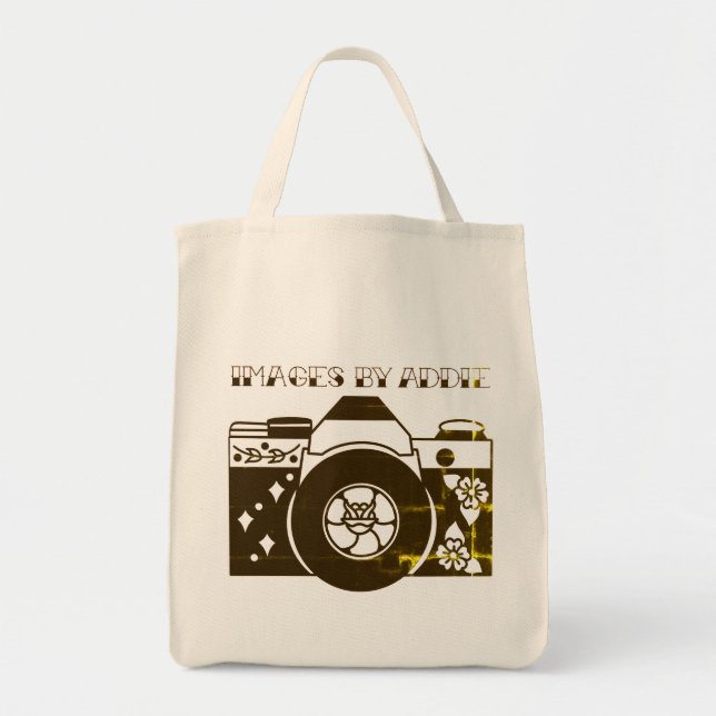 Bolso De Tela Imágenes del Tote Addie Grocery (Frente)