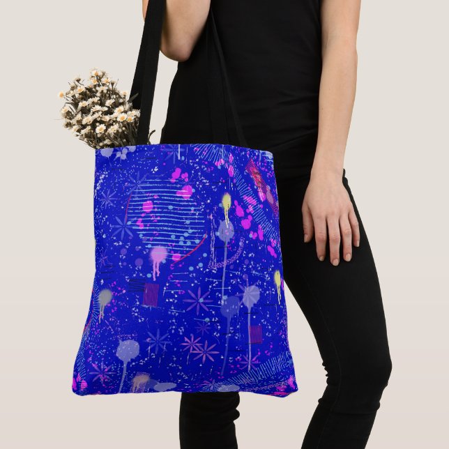 Bolso De Tela Imagina las estrellas (Detalle)