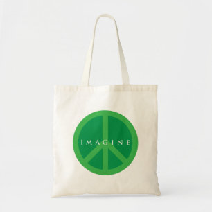 Bolso De Tela Imagínese la paz