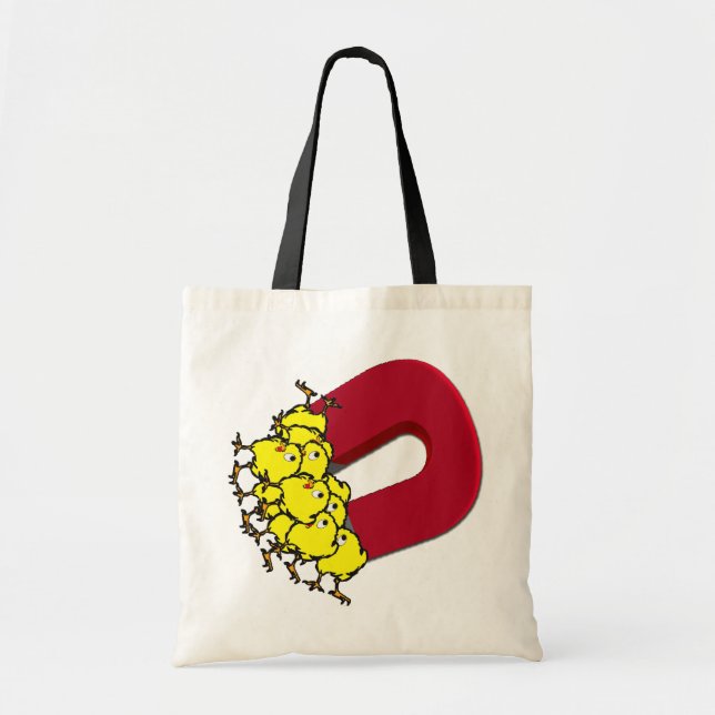 Bolso De Tela Imán del polluelo (Frente)