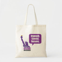 Bolso De Tela Impeach Convict Remove Tote