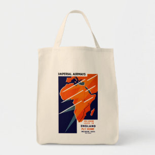 Bolso De Tela Imperial Airways África