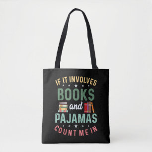 Bolso De Tela IMPLICA LIBROS Y PANTUFLAS CUENTEN CONMIGO Diverti