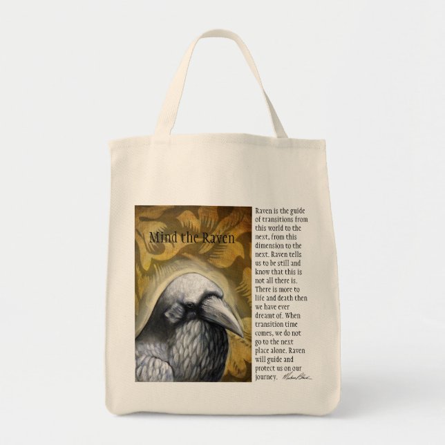 Bolso De Tela Importe del cuervo (Frente)
